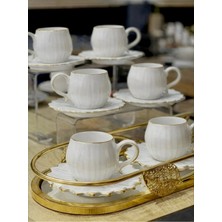Yumuk Shop 6 Kişilik Papatya Kahve Fincanı Takımı 90 ml