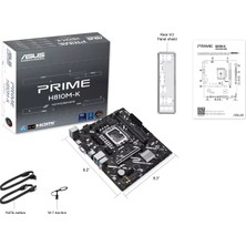Asus Prıme H810M-K Intel H810 LGA1851 Ddr5 Anakart