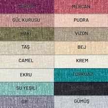 TeknoKapsül Concept - Koltuk Örtüsü Şönil Jakarlı Desen Kaymaz Çekyat Örtüsü ve Koltuk Şalı 175X215
