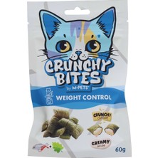 M-Pets Crunchy Bites Weight Control Fonksiyonel Kedi Ödülü 60 gr