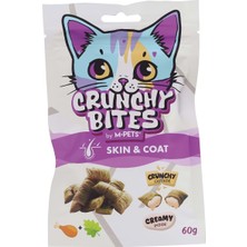 M-Pets Crunchy Bites Skin & Coat Fonksiyonel Kedi Ödülü 60 gr