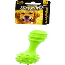 Doglife  Köpekler Için Kauçuk Dumbell Zilli Oyuncak