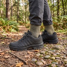 Black Flex Nature Walk Trekking Ayakkabı Siyah 40-44
