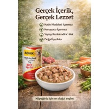 Adak Köpek Konserve Mama 415 gr Sığıt Etli Beef