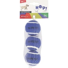 M-Pets Hop Tennis Topu Blue 5cm 3lü Set