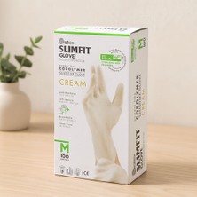 Royaleks Slimfit Pudrasız Muayene Eldiven M Krem 100'LÜ