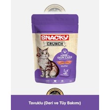 Snacky Kedi Crunch Ödül Hair Skin Tavuklu