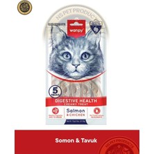 Wanpy Kedi Ödül Krema Digestive Health Somon Tavuk