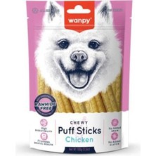 Wanpy Puff Sticks Chicken Köpek Ödül 100 gr