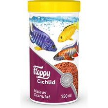 Floppy Cichlid Malawi Granulat Ciklet Balık Yemi 250 ml