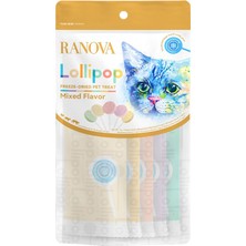 Ranova Kediler Için Karışık Lezzetli Lolipop *1.4g 5'li