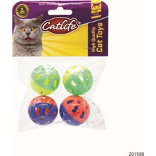 Cat Life Zilli Kedi Oyuncağı 4 Lü Paket