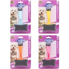 Cat Dog Life Plastik Uçlu Basmalı Tarak