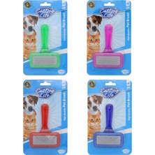 Cat Dog Life Kedi ve Köpekler Için Telli Fırça Fosforlu
