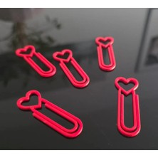 Estetik Kalpli Kağıt Klipsi - Okul, Ofis & Planlayıcı Masaüstü Şık Mini Ataç Seti