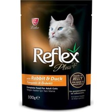 Reflex Plus Kedi Pouch Tavşan Ördek