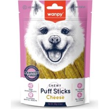 Wanpy Puff Sticks Cheese Köpek Ödül 100 gr