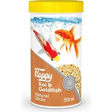Floppy Koi&goldfish Natural Sticks 250ML Balık Yemi