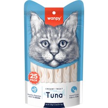 Wanpy Ton Balıklı 25*14 gr Krema Kedi Ödülü