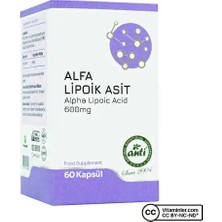 Anti Alfa Lipoik Asit 60 Kapsül