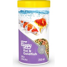 Floppy Koi Goldfish Mix Sticks 250 ml Japon Balık Yemi