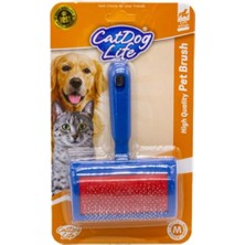 Cat Dog Life Kedi ve Köpekler Için Ince Telli Fırça M Boy