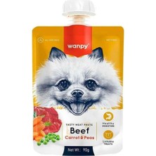 Wanpy Sığır Havuç Köpek Et Ezmesi 90 gr
