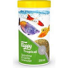 Floppy Tropical Spirulina & Garlic Granulat 250ML