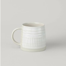 Linens Rail Line Stoneware 420 ml Kupa