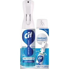 Cif Infinite Clean 280 ml + Yedek Lotus Deniz Tuzu 280 ml 2 Adet