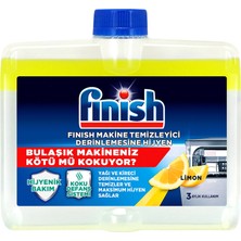 Finish Bulaşık Makinesi Hijyen Temizleyici 250 ml Limon Ferahlığı ile Derinlemesine Temizlik