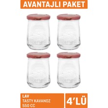 Lav Tasty Kavanoz 4'lü 550 cc 4 Adet
