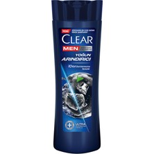Clear Men Kepeğe Karşı Etkili Şampuan Yoğun Arındırıcı Kömür Ile 350 ml 5 Adet