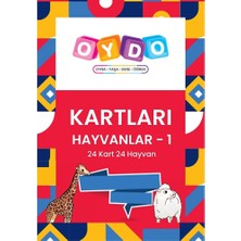 Oydo Kelime Kartları Hayvanlar 1 (3 Adet)