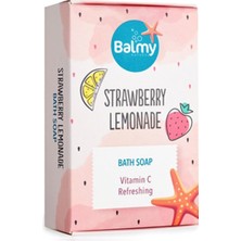 Balmy Naturel Balmy Çilek Limon Esanslı Katı Sabun 110G 5 Adet