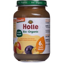Holle Organik Elma, Erik Püresi (4 Adet)