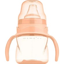 Mamajoo Kulplu Akıtmaz Alıştırma Bardağı 160 ml Powder Blush & Anti- Kolik Uç (3 Adet)