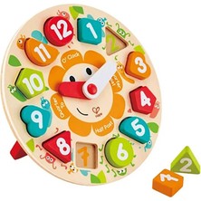 Hape Chunky Saat Yapbozu (4 Adet)