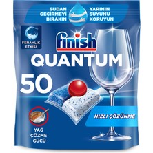 Finish Quantum 50 Kapsül Bulaşık Makinesi Deterjanı Tableti