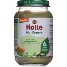 Holle Organik Patates, Bezelye, Kabak Püresi (2 Adet)