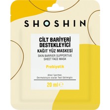 Shoshin Cilt Bariyeri Destekleyici Kağıt Yüz Maskesi Prebiyotik 20 ml