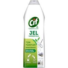 Cif Jel Yüzey Temizleyici Cleanboost Tüm Yüzeyler Için Leke Çıkarıcı Çamaşır Sulu Bahar Ferahlığı 750 ml 4 Adet