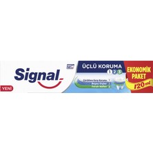 Signal Sıgnal Diş Macunu Üçlü Koruma 120 ml 3 Adet