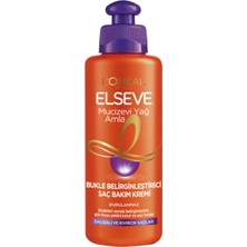 L'oréal Paris Elseve Mucizevi Bukle Belirginleştirici Saç Bakım Kremi  200 ml 3 Adet