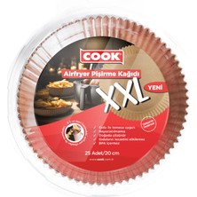 Cook Airfryer Pişirme Kağıdı Xxl 25'li 4 Adet