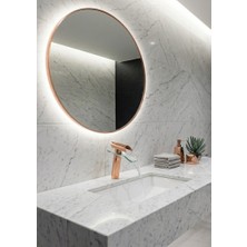 Titanium Design Cam Şelale Rose Gold Lavabo Bataryası