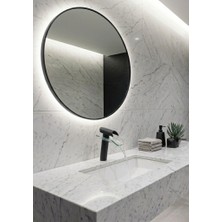 Titanium Design Cam Şelale Siyah Lavabo Bataryası