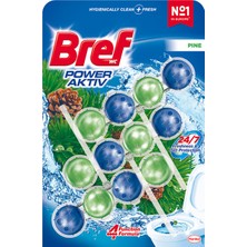 Bref Wc Blok Power Aktif Çam 3 x 50 G 5 Adet