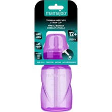 Mamajoo Akıtmaz Pipetli Bardak Mor 270 ml (4 Adet)