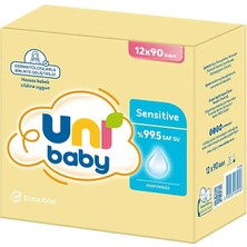 Uni Baby Sensitive Islak Mendil 12X90 Adet (4 Adet)